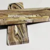 Amber white stone marble knife handle scales