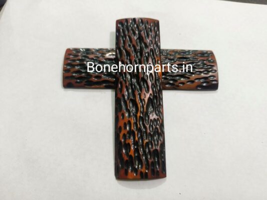 Bone texture amber jigged knife handle scales