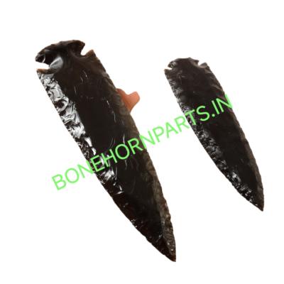 Black Obsidian stone Arrowhead