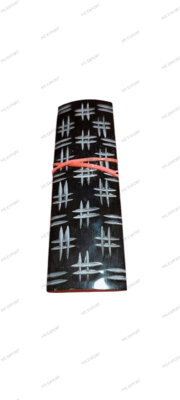 Buffalo horn cross pattern knife handle scales
