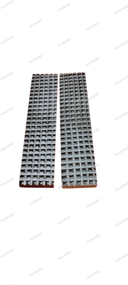 Buffalo horn dot pattern knife handle scales