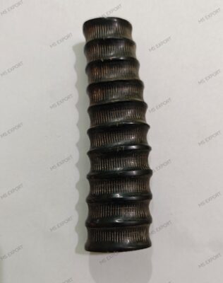 Black buffalo horn knife handle