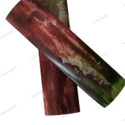 Double-dyed, stabilized bone knife handle scales 05